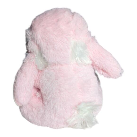 Dan Dee Plush Small Hoppy Hopster Bunny Rabbit Soft Pink Stuffed Animal 8" - Picture 4 of 7